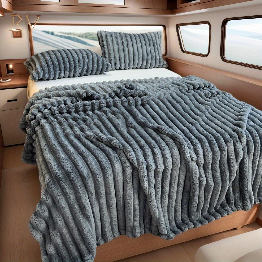 Luxury Faux Rabbit Fur Blanket