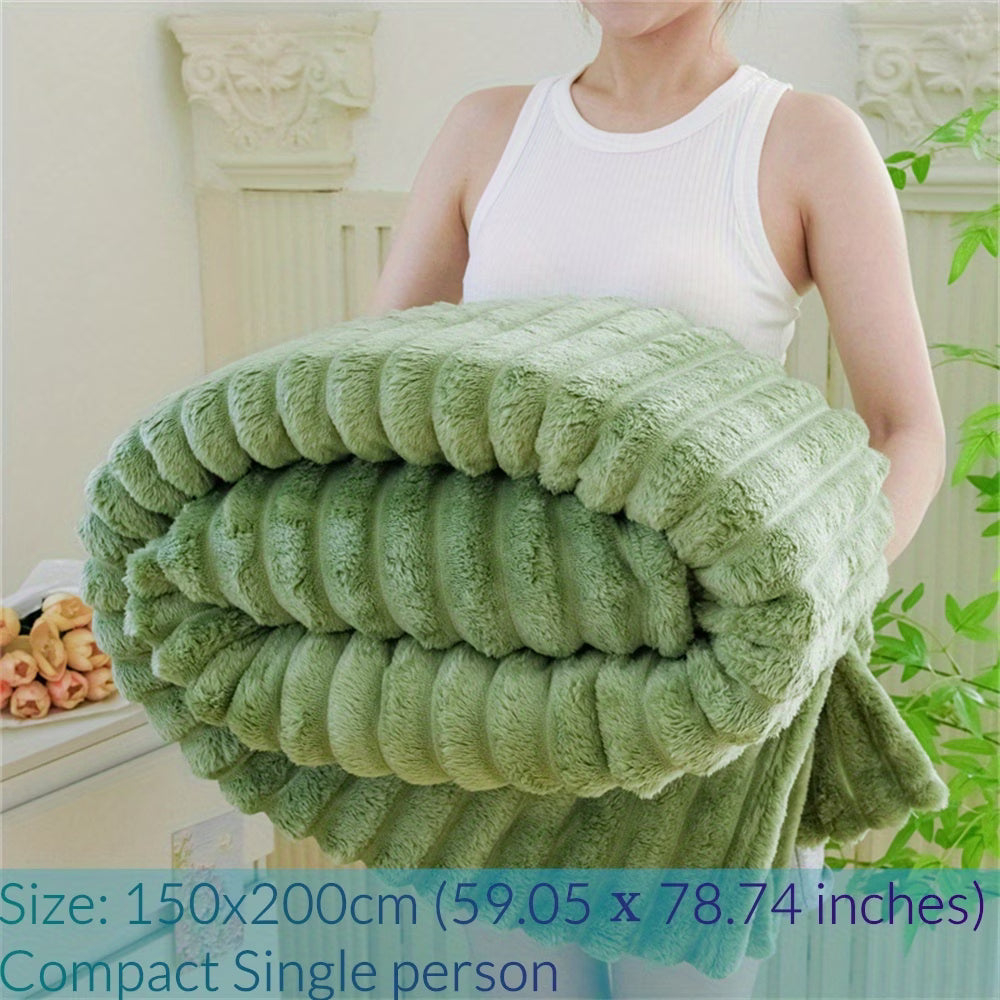 Luxury Faux Rabbit Fur Blanket