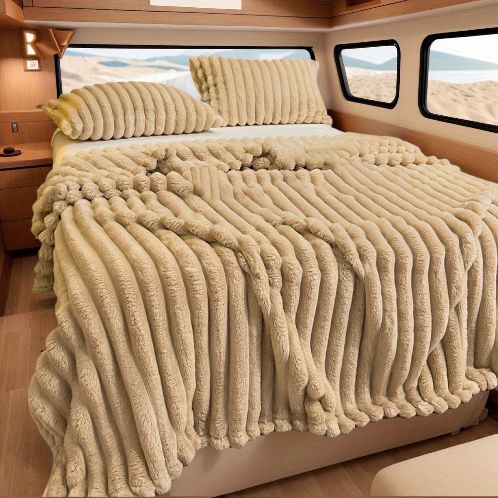 Luxury Faux Rabbit Fur Blanket