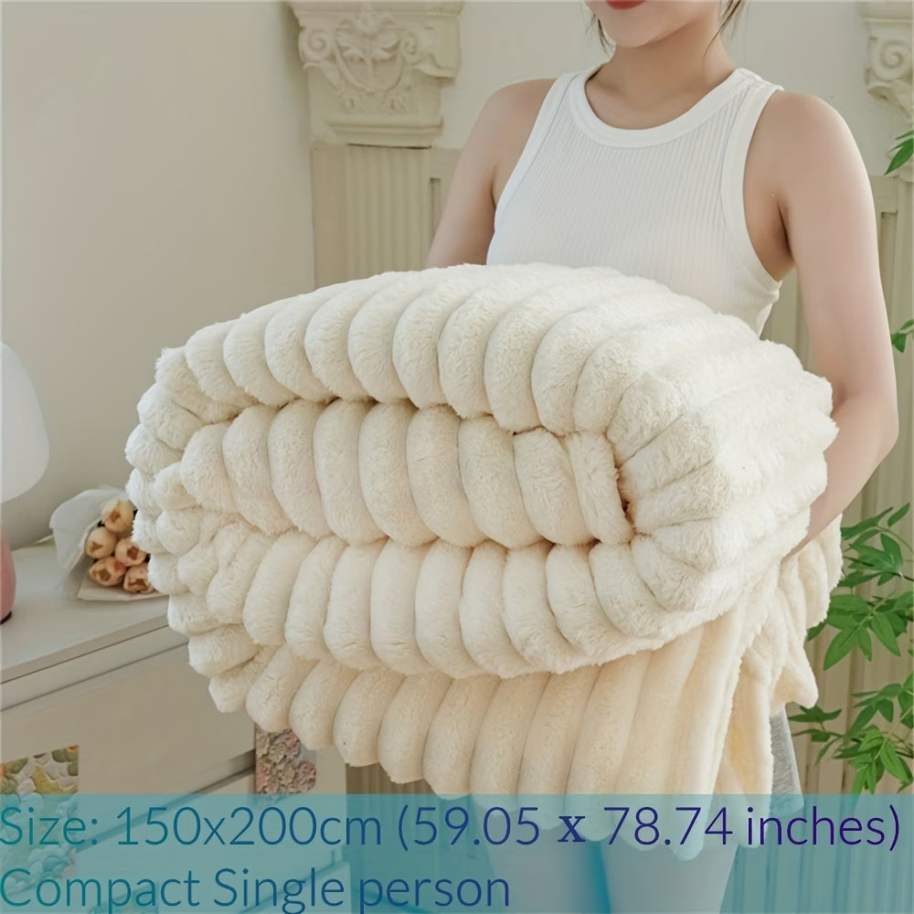 Luxury Faux Rabbit Fur Blanket