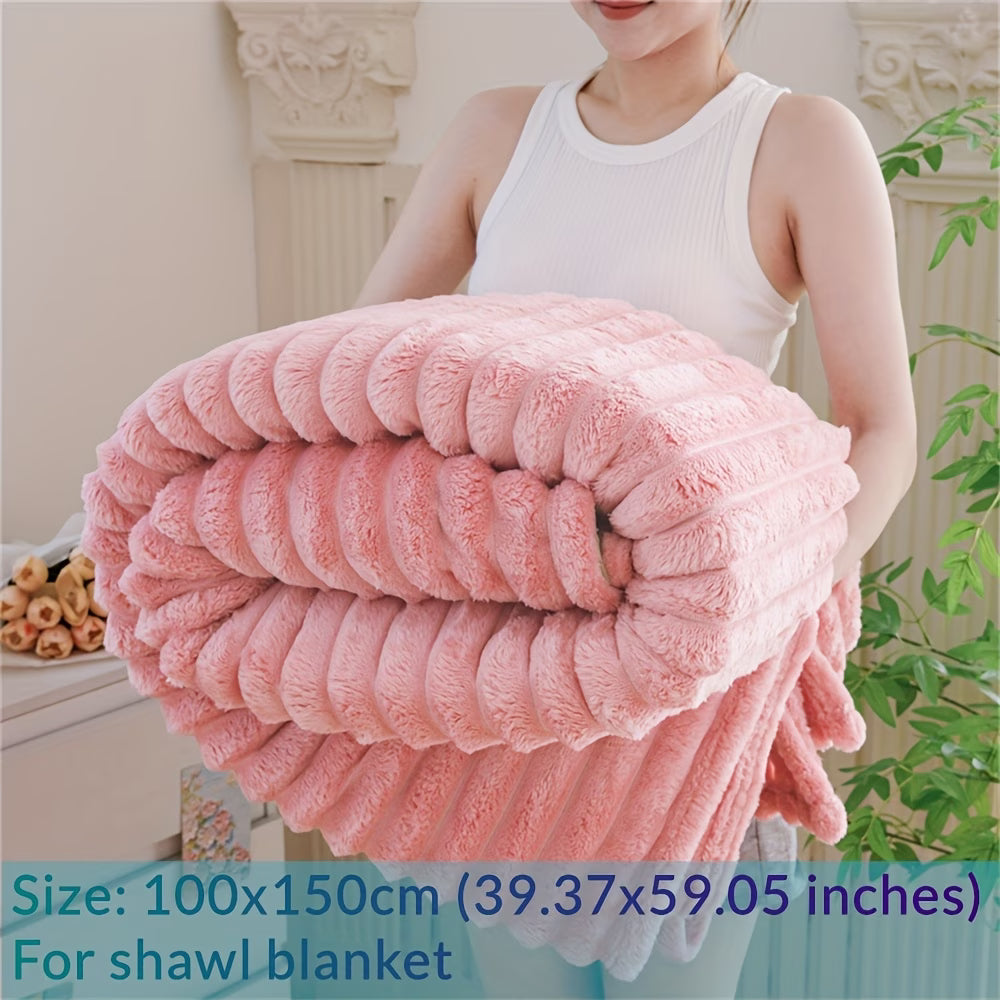 Luxury Faux Rabbit Fur Blanket