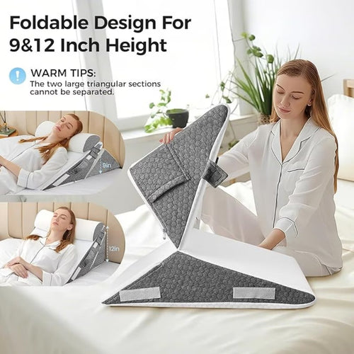 Bed Wedge Pillow Set