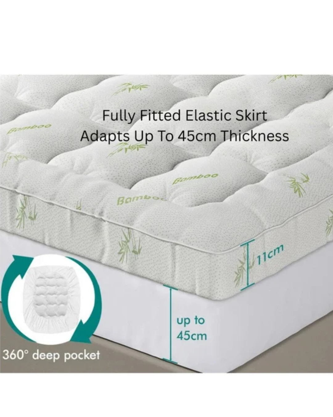 Bamboo Mattress Topper