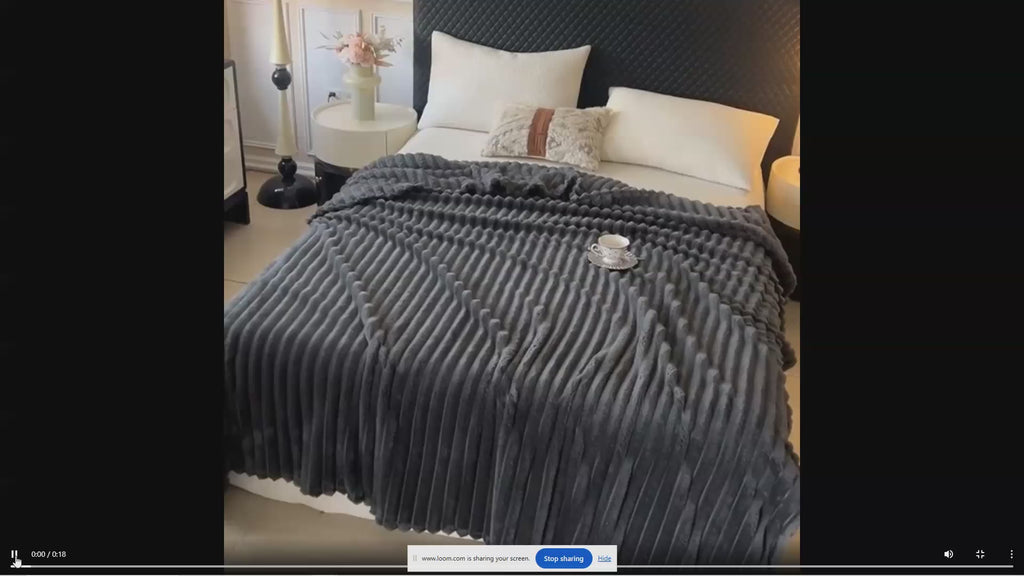 Luxury Faux Rabbit Fur Blanket