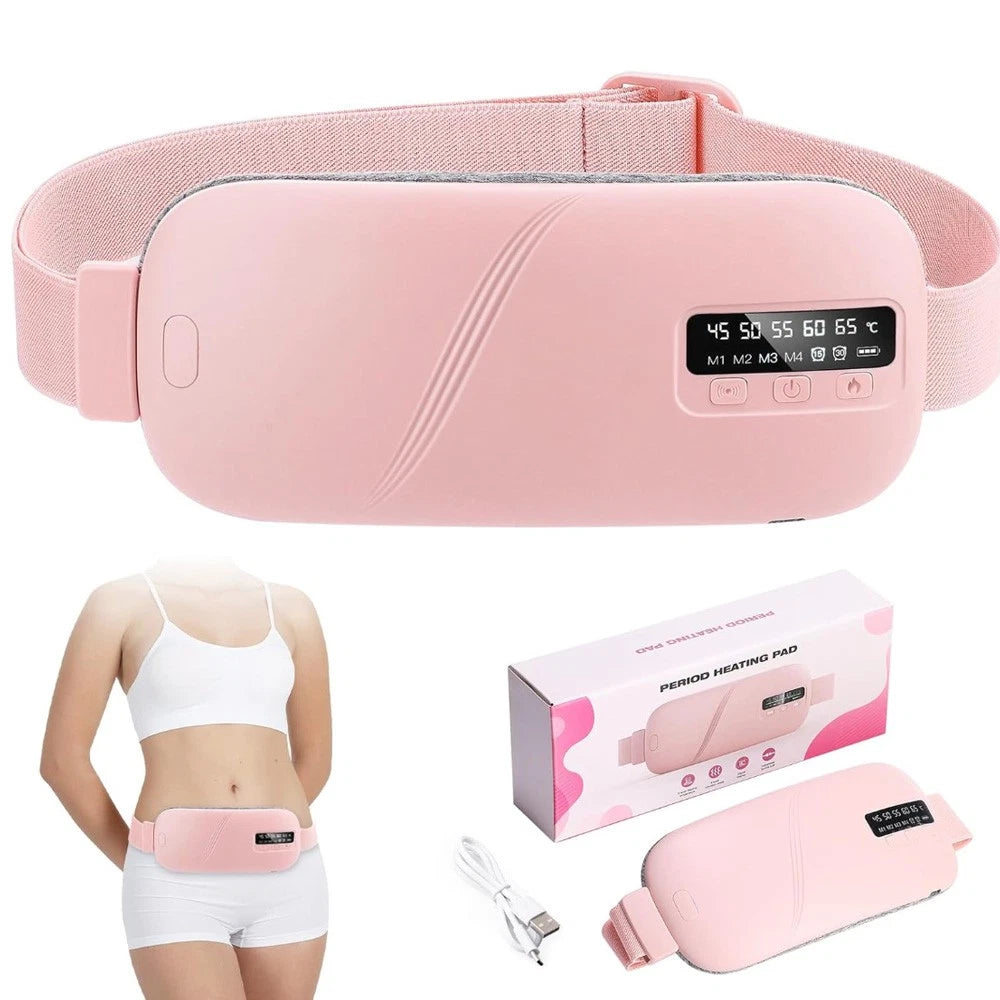 Electric Heating Pad Massager For Stomach Cramps Period Pain Relief