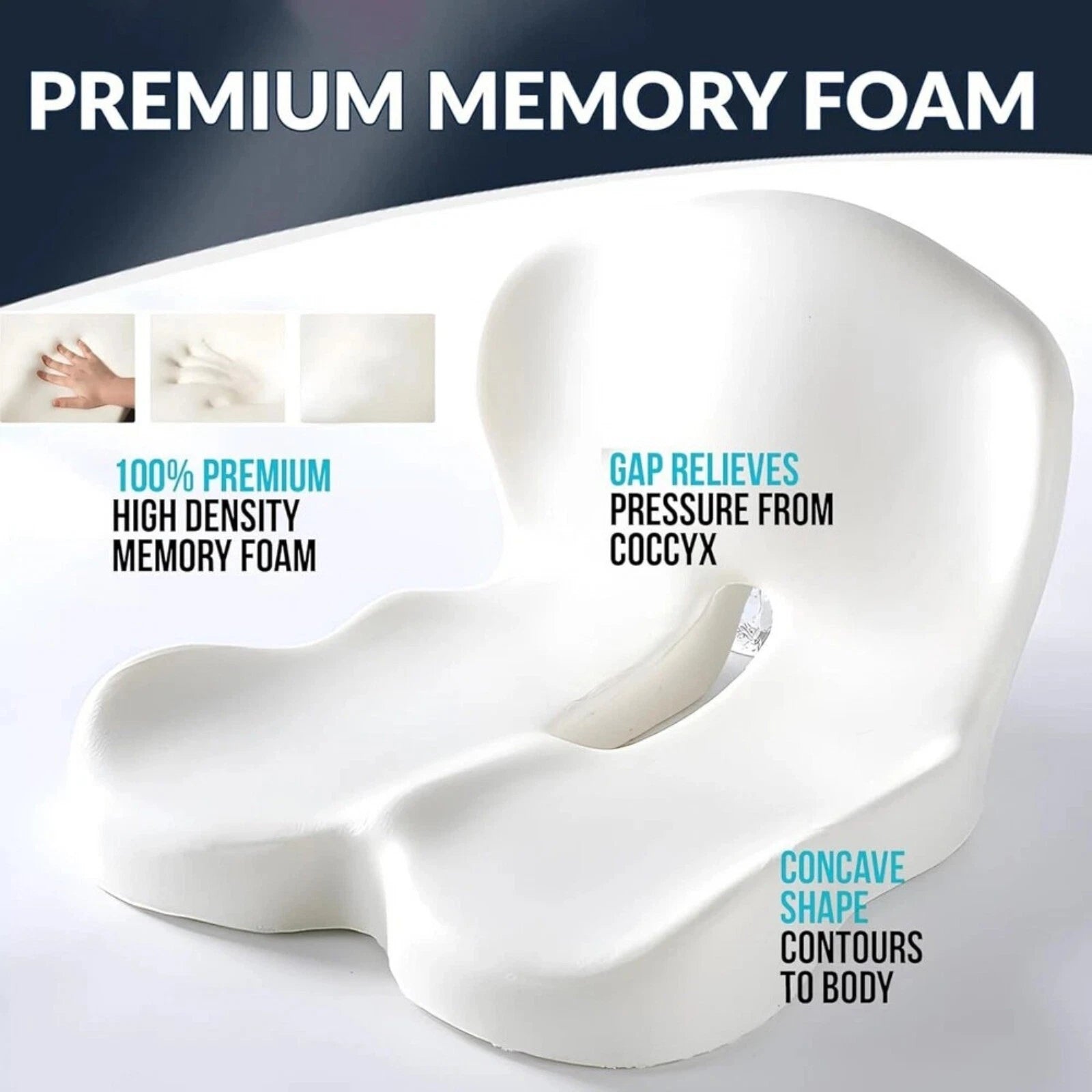 Memory Foam Seat Cushion,Lumber Support ,Pain Relief