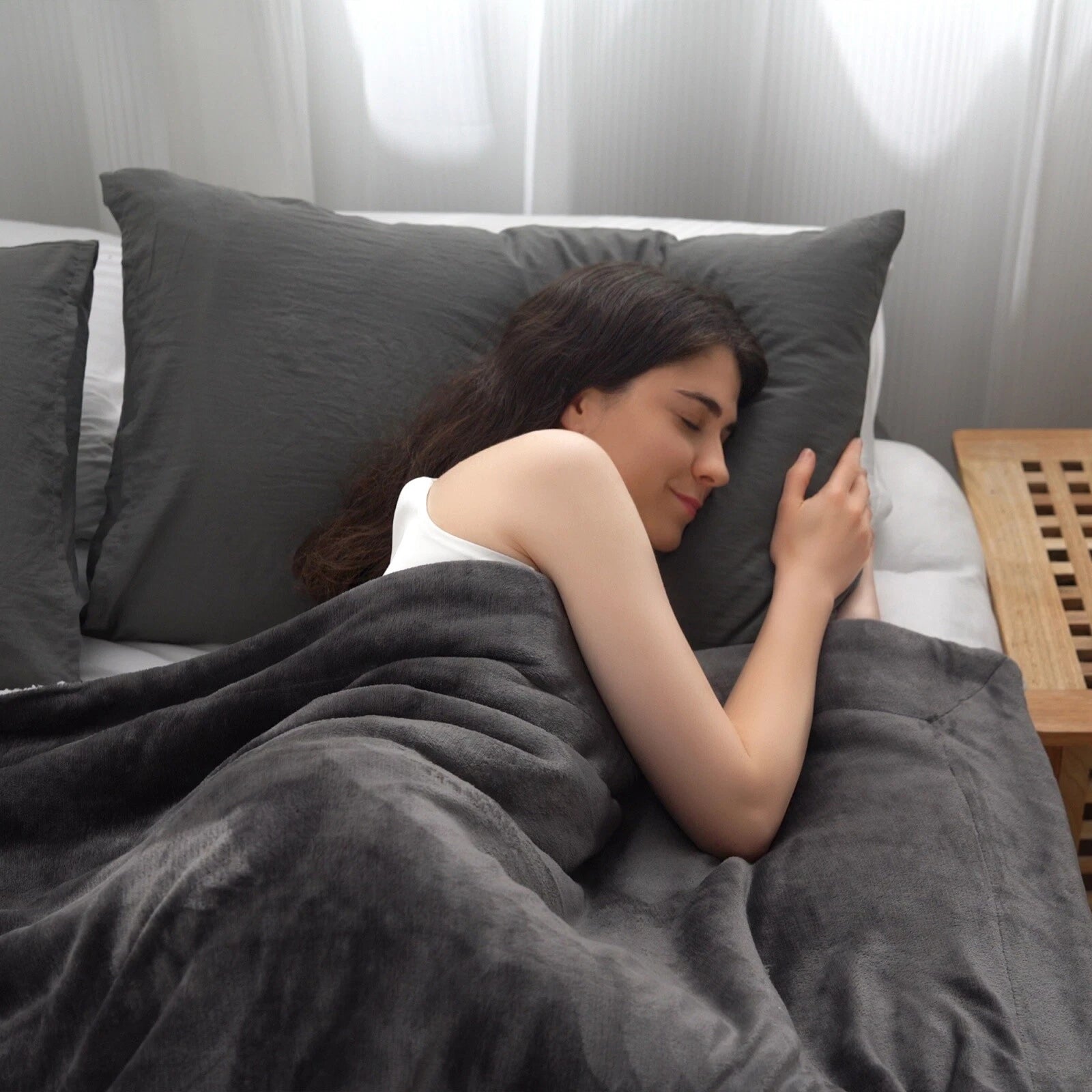 Luxury Double Sided Flannel Sherpa Blanket