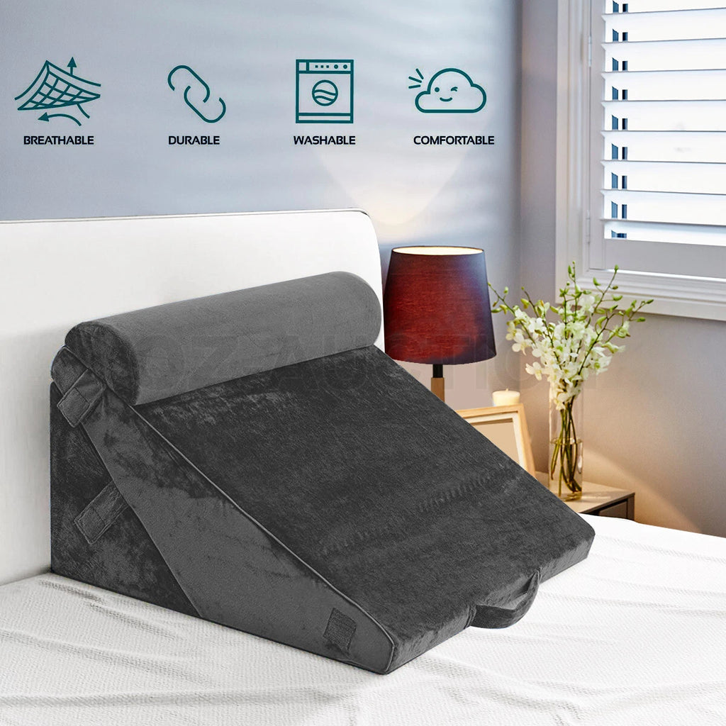 Pillow Wedge 3piece grey