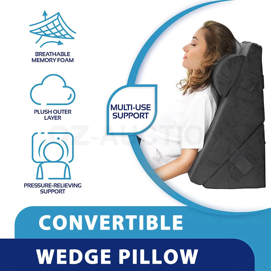 Pillow Wedge 3piece grey