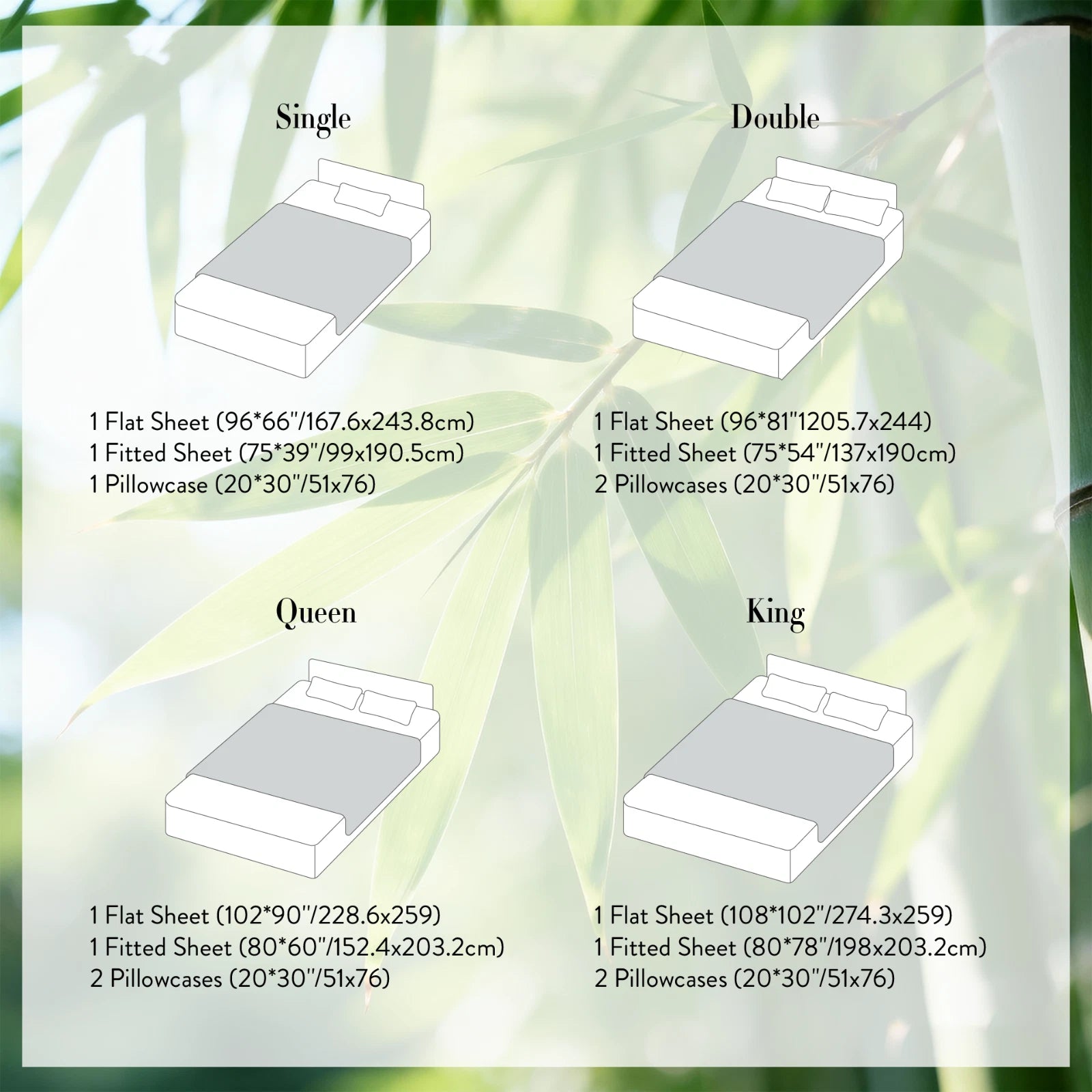Bamboo cooling sheets