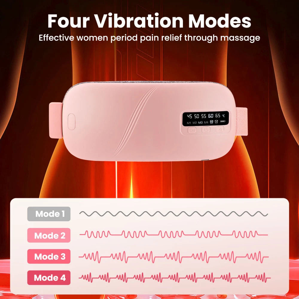 Electric Heating Pad Massager For Stomach Cramps Period Pain Relief
