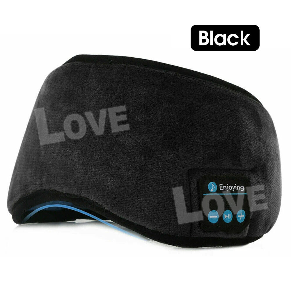 Wireless Bluetooth 5.0 Stereo Eye Mask Headphones EarPhone Sleep music Mask