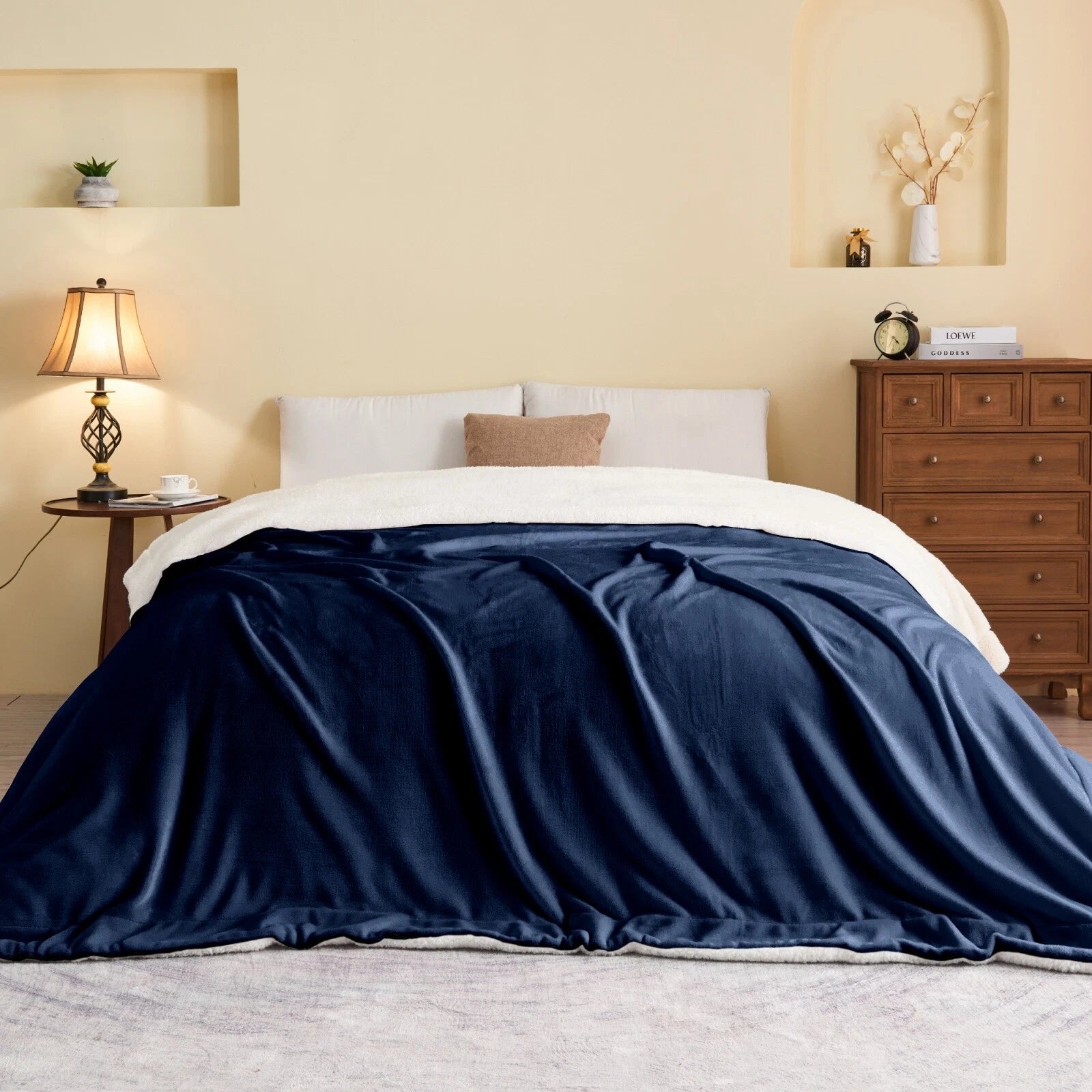 Luxury Double Sided Flannel Sherpa Blanket